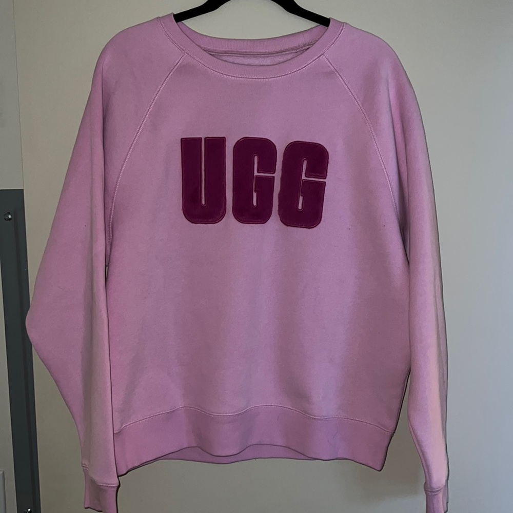 UGG Fuzzy Logo Crewneck